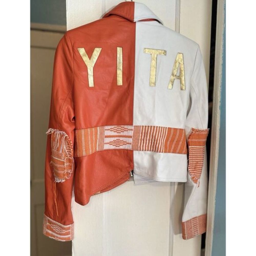 West Coast Leather One Of A Kind One‎ Of One Color Blocking Yita Jacket 6 EUC